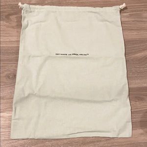 Off White Mint Green Dust Bag::Excellent Condition